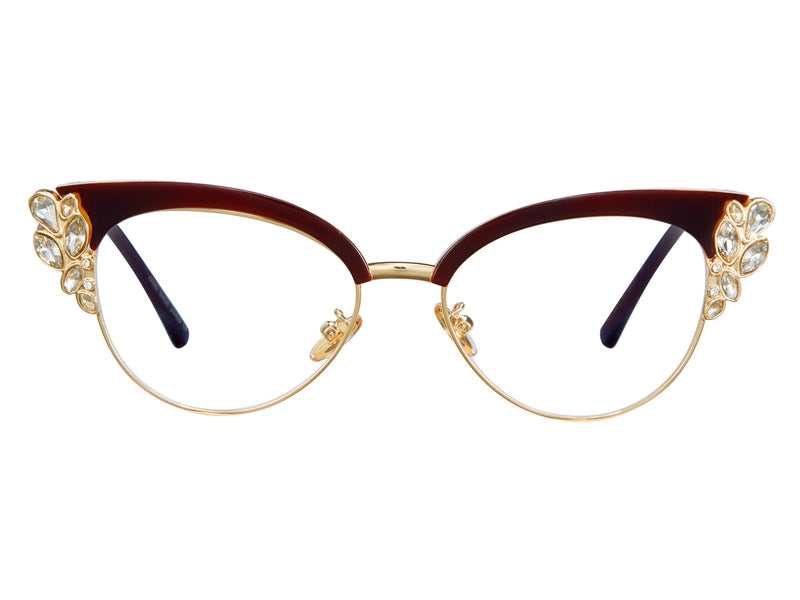 Bling Cat Eye Glasses