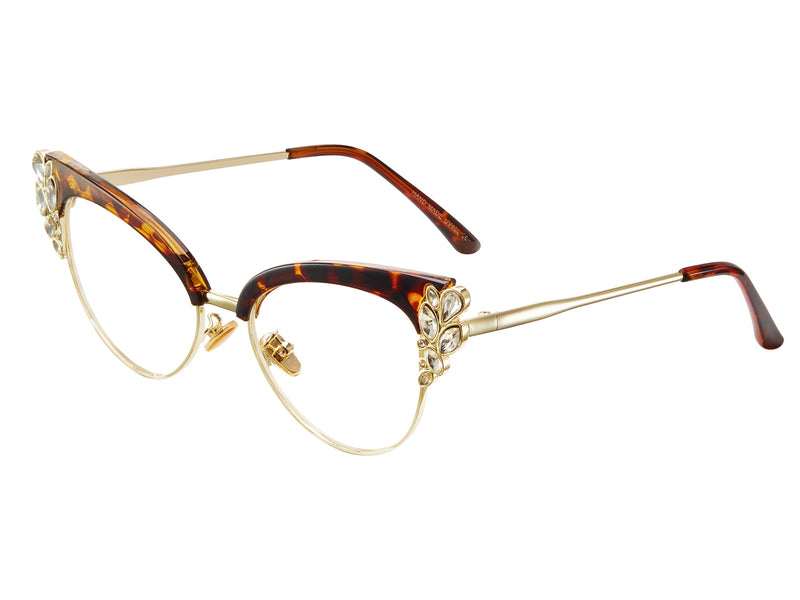 Bling Cat Eye Glasses