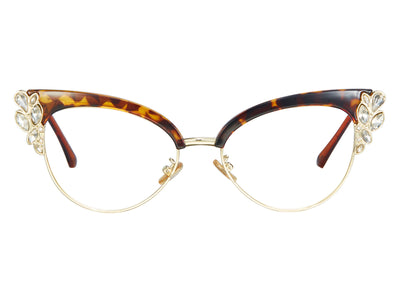 Bling Cat Eye Glasses