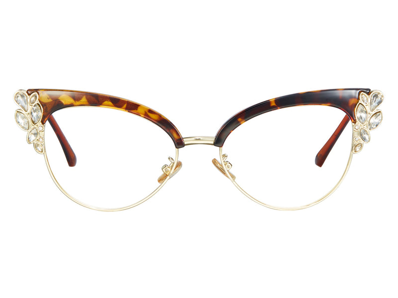 Bling Cat Eye Glasses