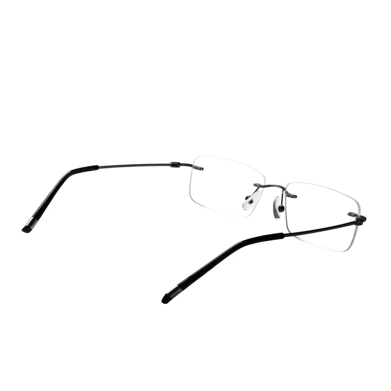 Nicholas Rectangle Rimless Glasses
