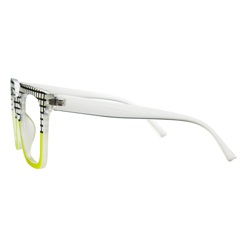 Indigo Acetate Rectangle Glasses