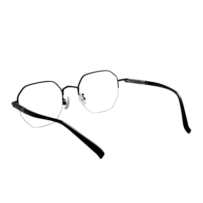 Beau Geometric Half-rim  Glasses