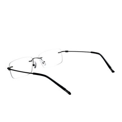 Nicholas Rectangle Rimless Glasses
