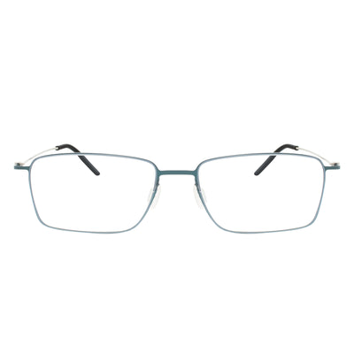 Fisher Rectangle Rimless Glasses