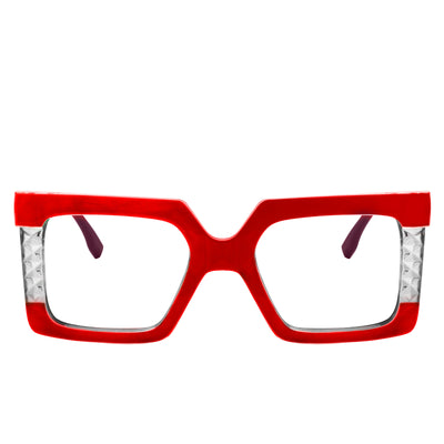 Yolanda Acetate Rectangle Glasses