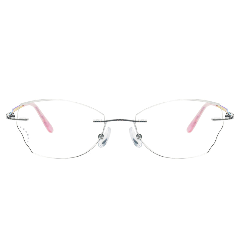 Jedidiah Geometric Rimeless Glasses