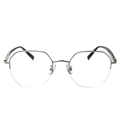 Beau Geometric Half-rim  Glasses