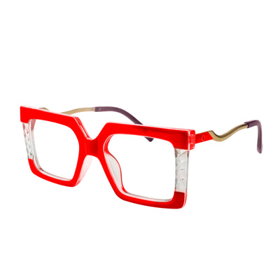 Yolanda Acetate Rectangle Glasses