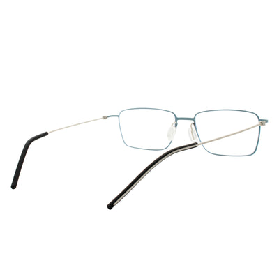 Fisher Rectangle Rimless Glasses