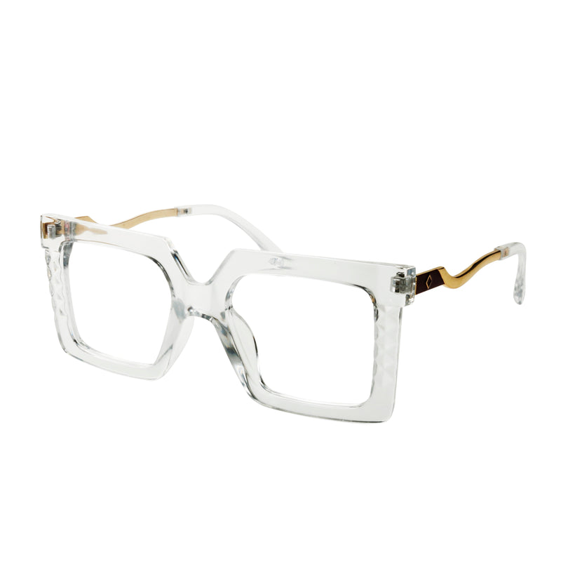 Yolanda Acetate Rectangle Glasses