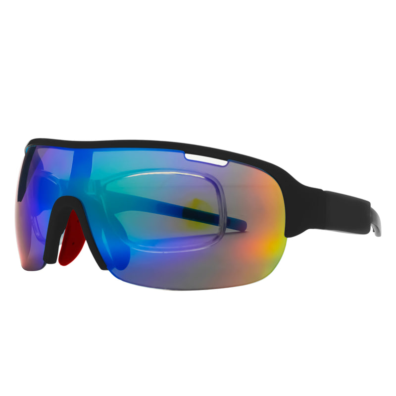 Dilan Rectangle Acetate Prescription Cycling Sport Sunglasses Kit