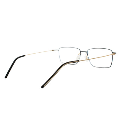 Fisher Rectangle Rimless Glasses