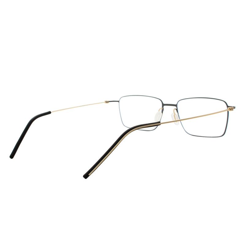 Fisher Rectangle Rimless Glasses