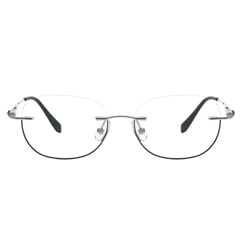 Yahya Oval Rimeless  Glasses