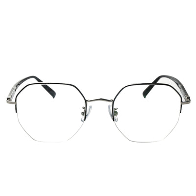 Beau Geometric Half-rim  Glasses