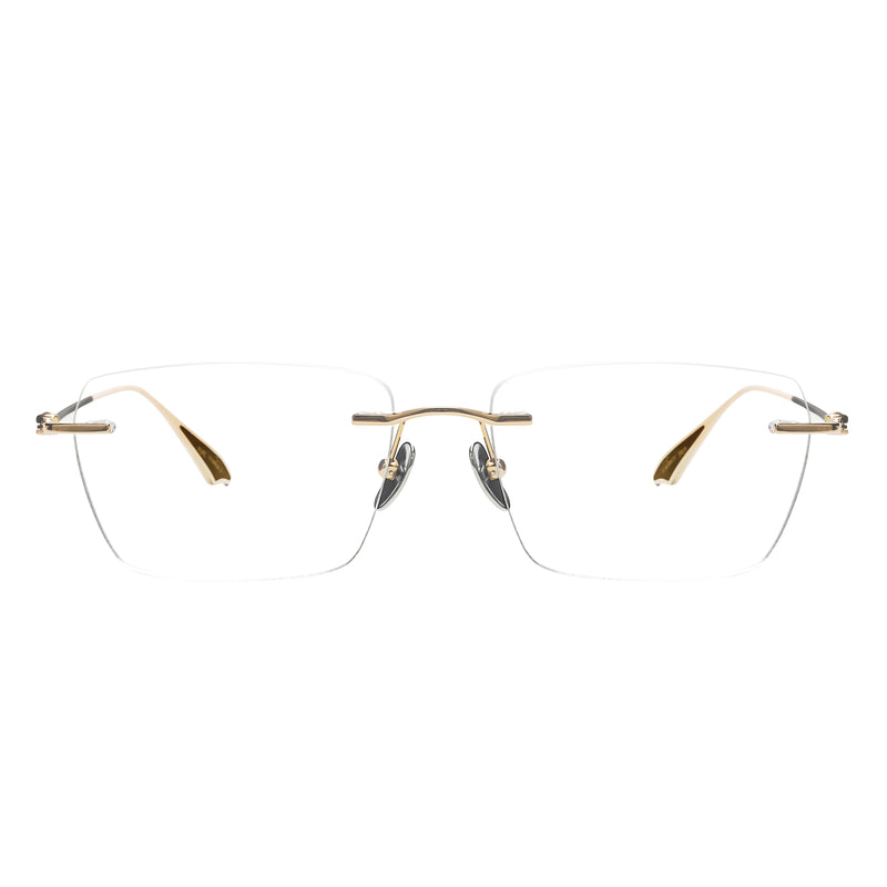 Thaddeus Titanium Rimless Glasses