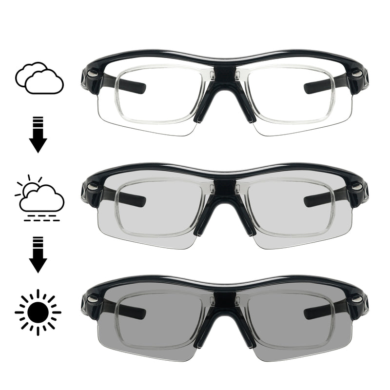 Zavier Prescription photochromic cycling Glasses