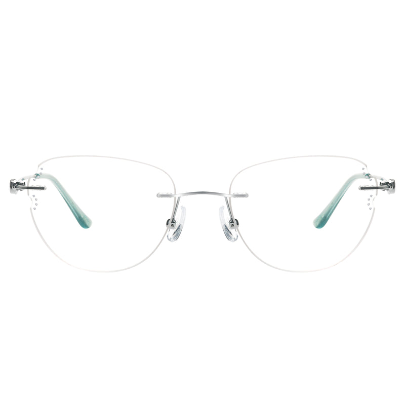Nixon Rectangle Rimless Glasses