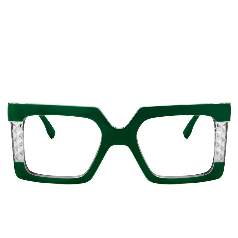 Yolanda Acetate Rectangle Glasses