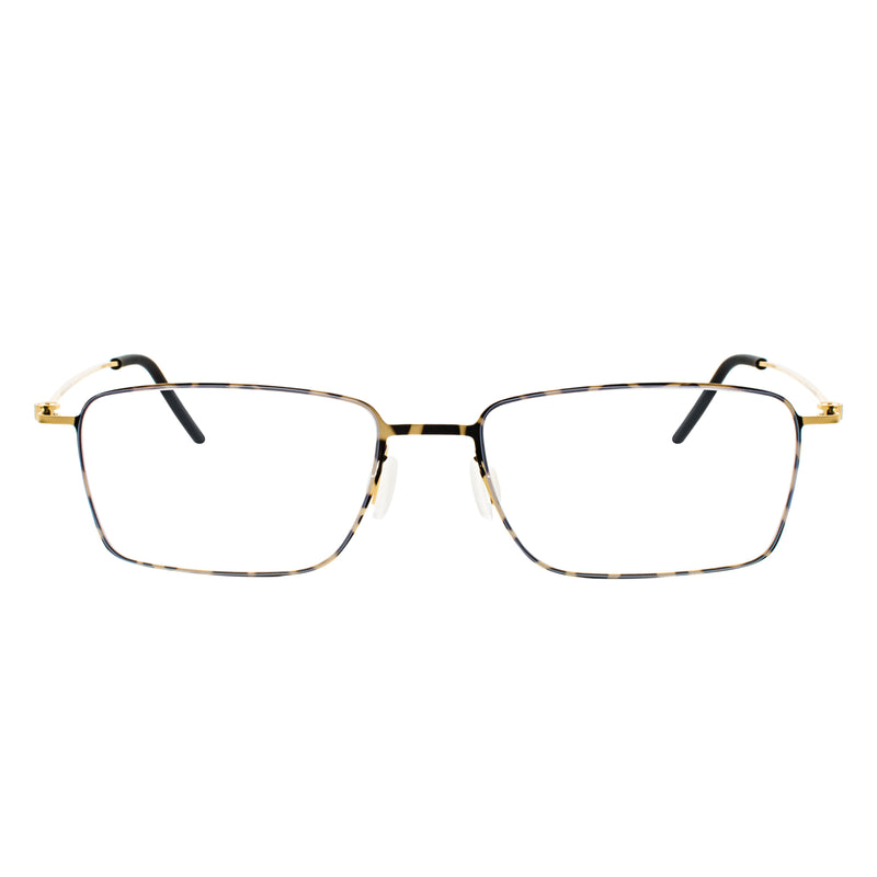 Fisher Rectangle Rimless Glasses