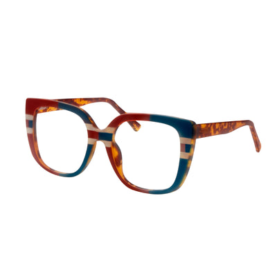 Deborah Geometric Acetate Eyeglasses