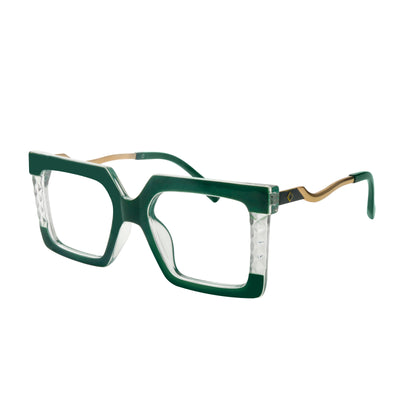 Yolanda Acetate Rectangle Glasses