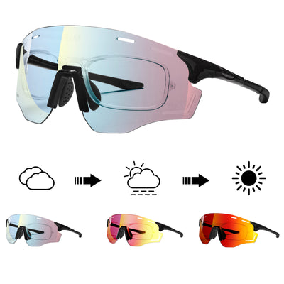 Rome Rectangle Acetate Prescription Cycling Sport Sunglasses Kit