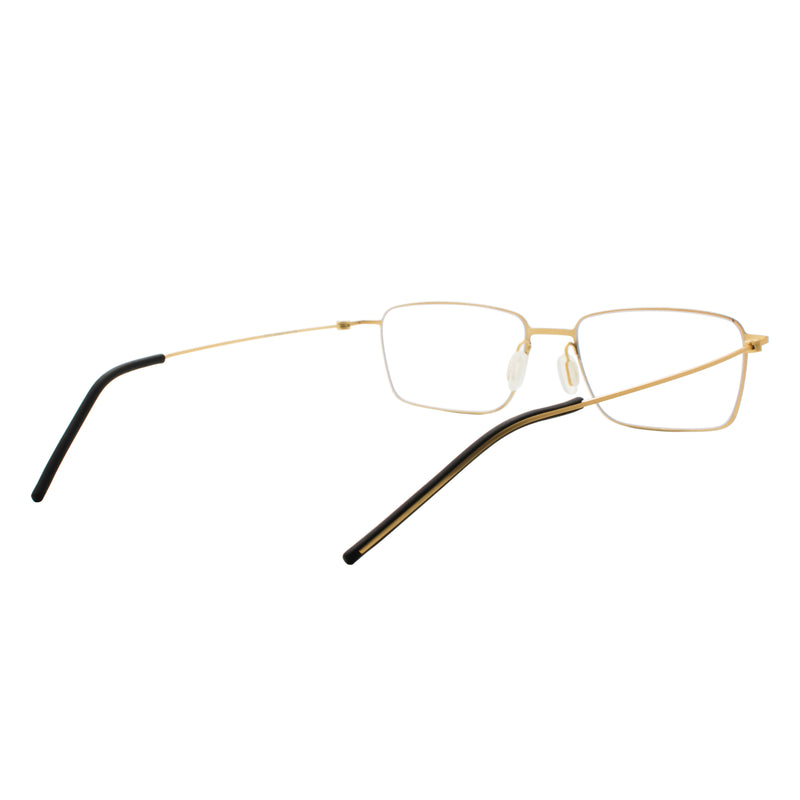 Fisher Rectangle Rimless Glasses