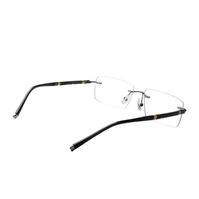 Adam Rectangle Rimless Glasses