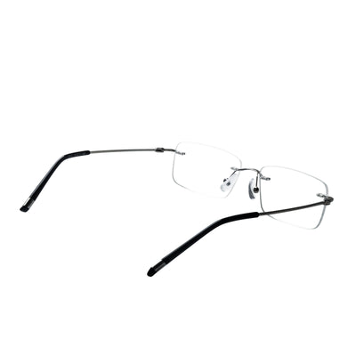 Nicholas Rectangle Rimless Glasses