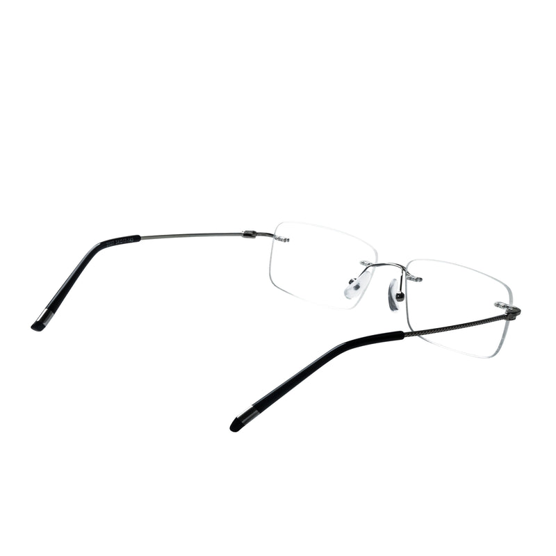 Nicholas Rectangle Rimless Glasses