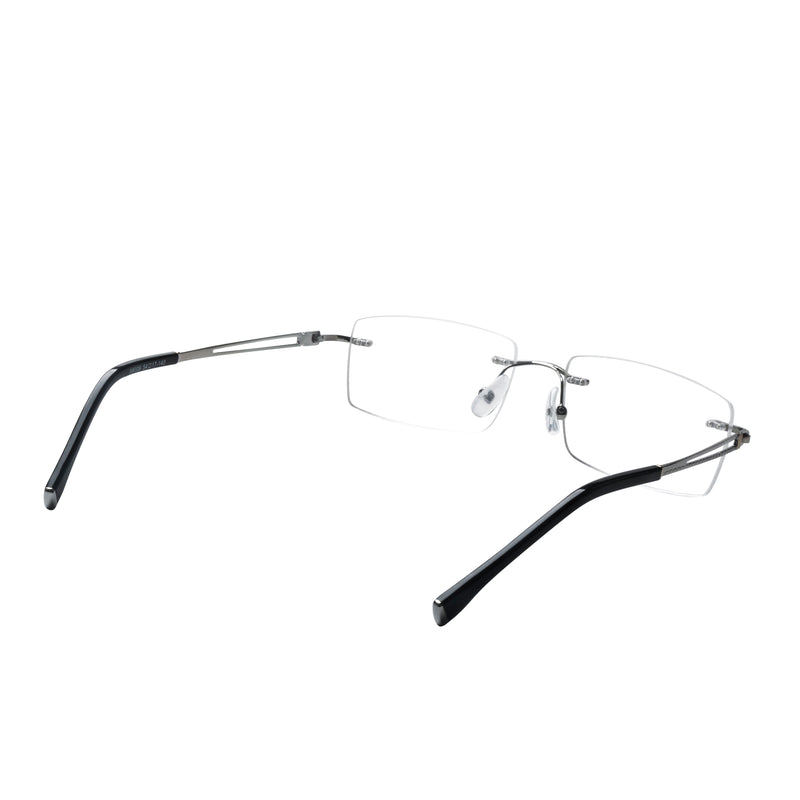 Alex Rectangle Rimless Glasses