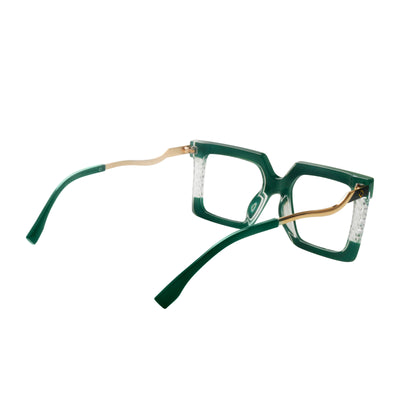 Yolanda Acetate Rectangle Glasses