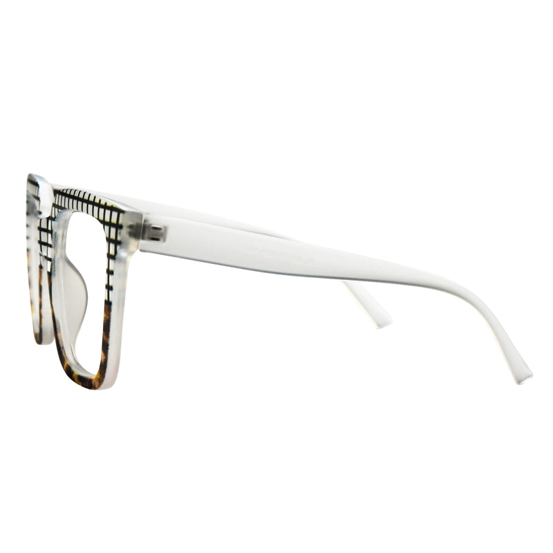 Indigo Acetate Rectangle Glasses