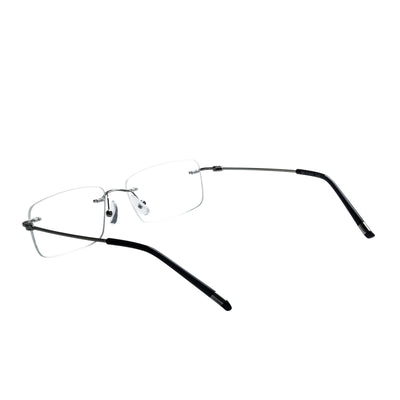 Nicholas Rectangle Rimless Glasses