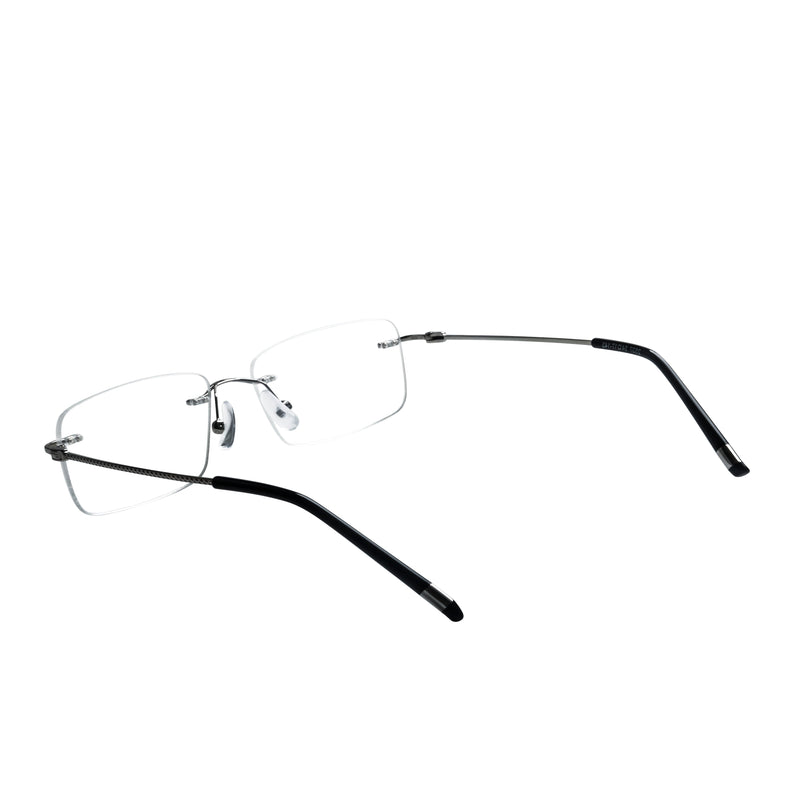 Nicholas Rectangle Rimless Glasses