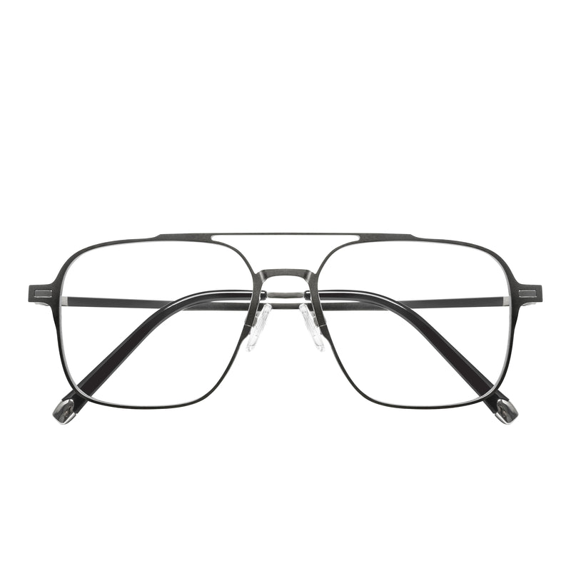Beckham Acetate Rectangle Magnetic Clip on Glasses