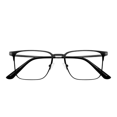 Oscar Acetate Rectangle Magnetic Clip on Glasses