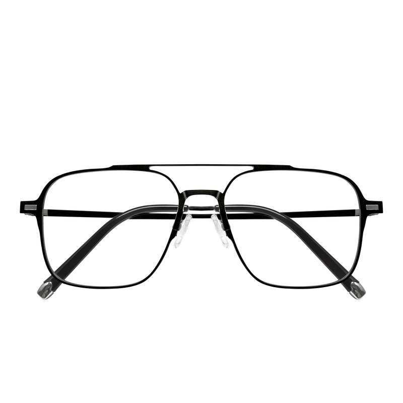 Beckham Acetate Rectangle Magnetic Clip on Glasses
