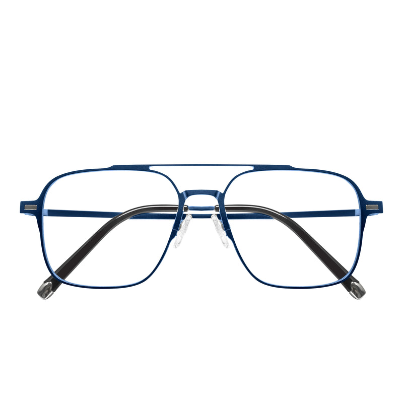 Beckham Acetate Rectangle Magnetic Clip on Glasses