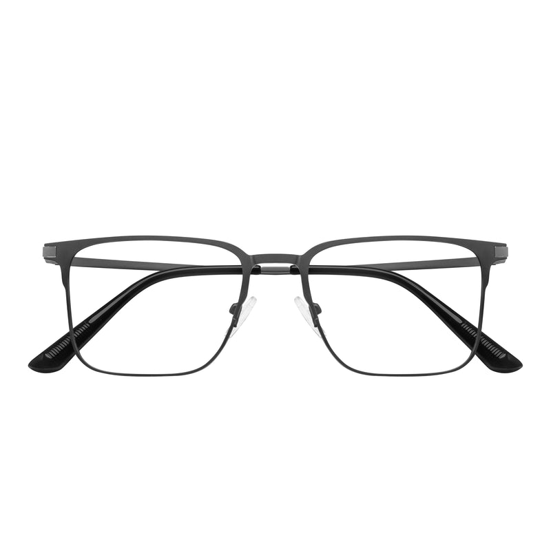Oscar Acetate Rectangle Magnetic Clip on Glasses