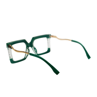 Yolanda Acetate Rectangle Glasses