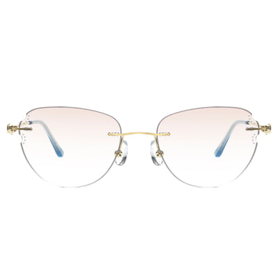 Nixon Rectangle Rimless Glasses