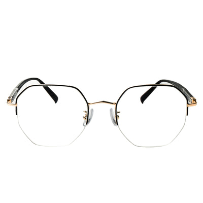 Beau Geometric Half-rim  Glasses
