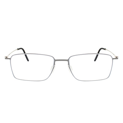 Fisher Rectangle Rimless Glasses