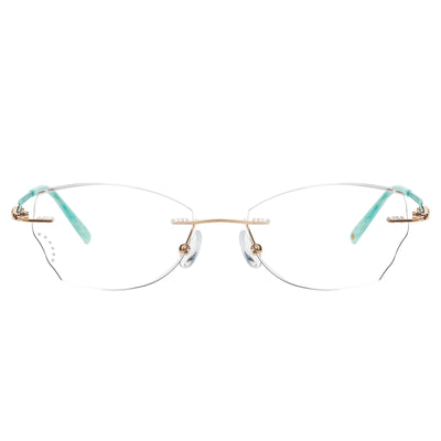 Jedidiah Geometric Rimeless Glasses