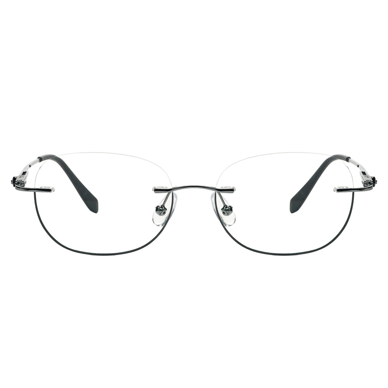 Yahya Oval Rimeless  Glasses