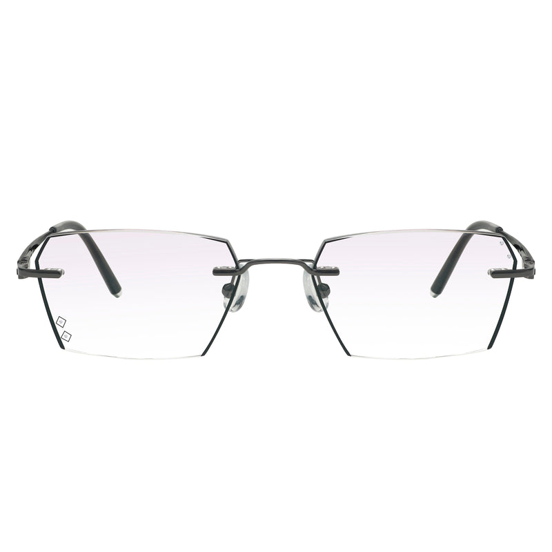 Eiden Geometric  Rimless Glasses