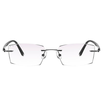 Jovanni Rectangle Rimless Glasses